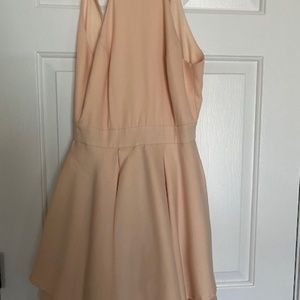 Lulus PEACH COLORED Skater dress, size S